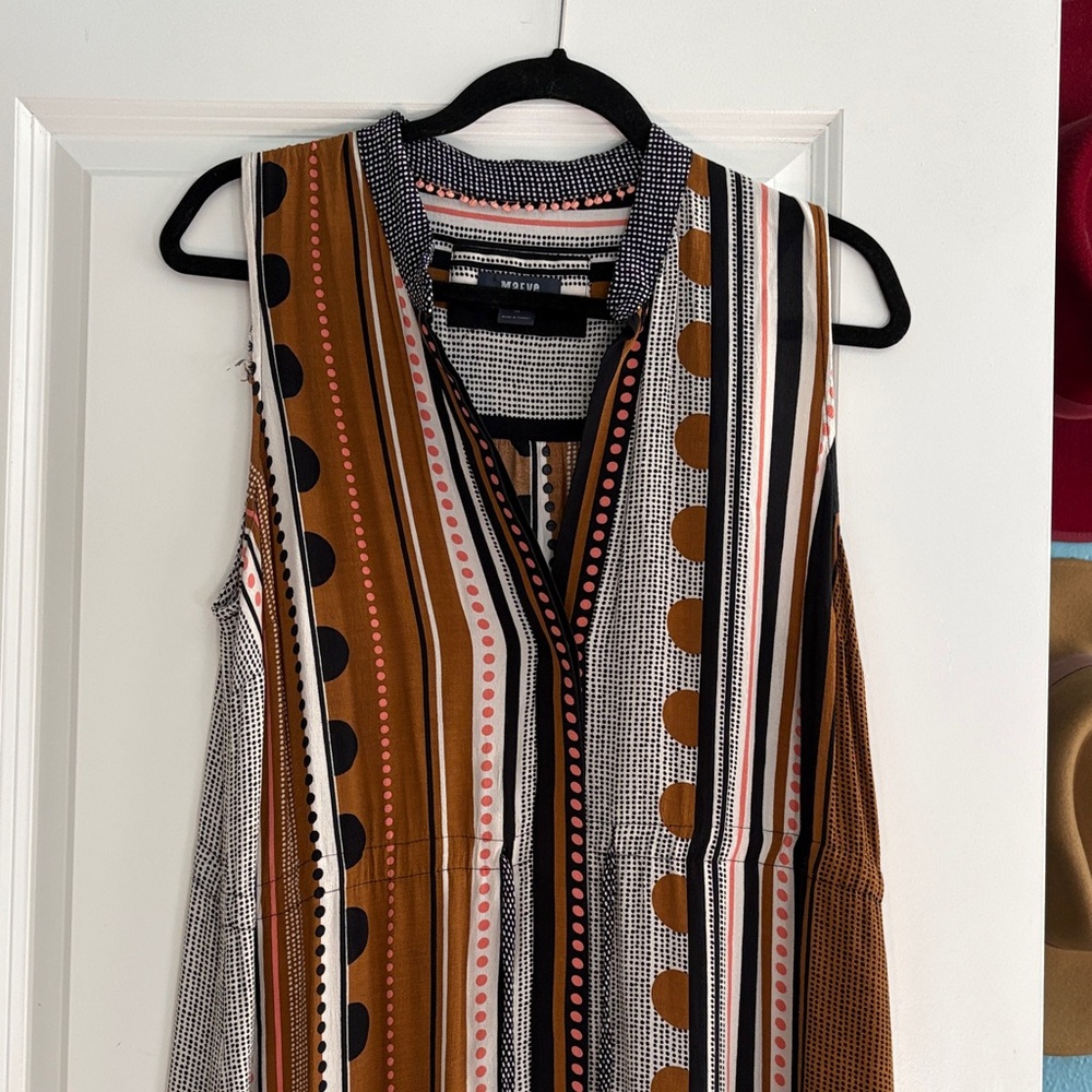 Anthropologie Multicolor Striped Maxi Dress